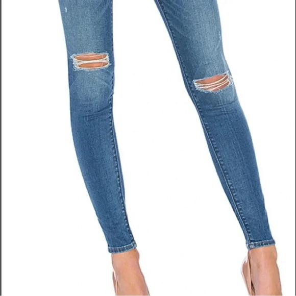 Hudson Barbara High Waist Skinny Jean Size 27 Distressed Ankle GUC! 0012‎ - Picture 2 of 13
